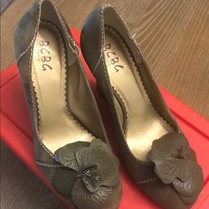 BCBG Paris suede leader shoes ,size 7.5.
